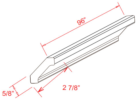 Shaker Gray Crown Molding