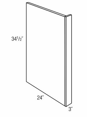 Shaker Navy RTA Dishwasher Panel